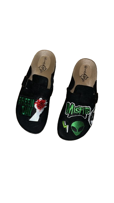 1OF1 “Slime” Patchwork Clogs