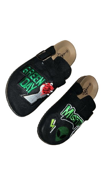 1OF1 “Slime” Patchwork Clogs