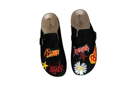 1OF1 “Band Theme” Patchwork Clogs