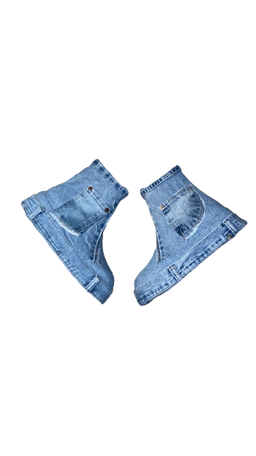 Jean Platform Custom Boots