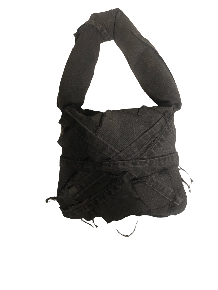 Jean Patchwork Hand/Shoulder Bag