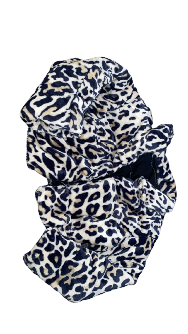 Leopard Puffer Coat