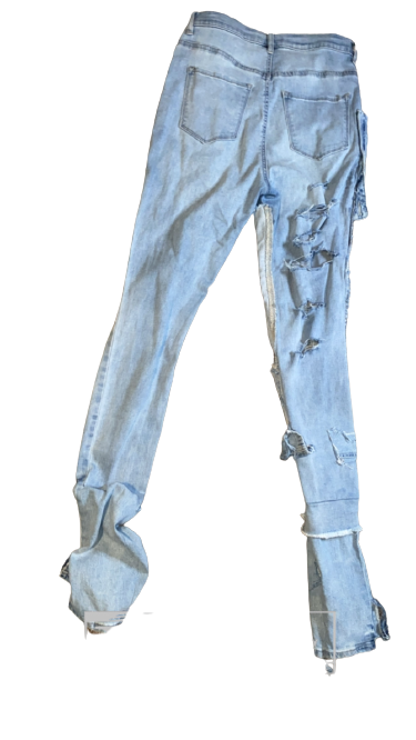 “Inside Out” Custom Jeans