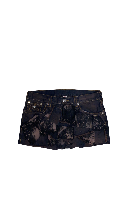 Custom True Religion Patchwork Skirt