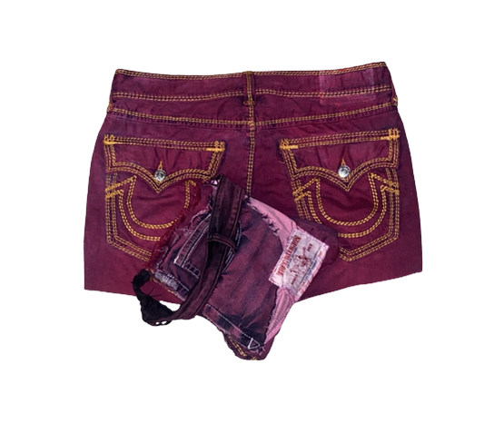 True Religion Skirt & Handbag Custom Set