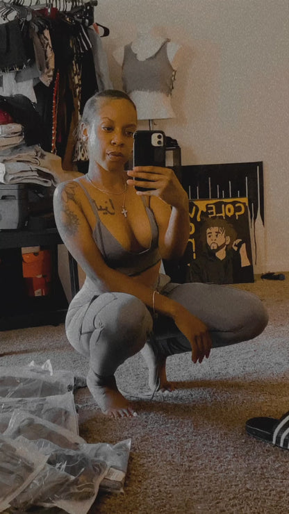 Bralette Pants Set
