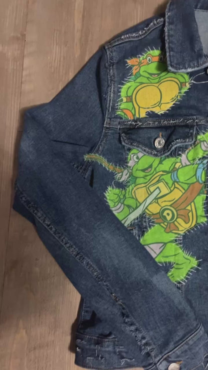 1OF1 NINJA TURTLE PATCHWORK JACKET  (SZ12)