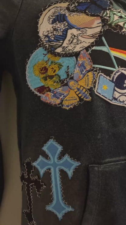 1OF1 PATCHWORK ZIPUP [SZ: M]