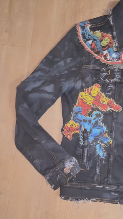 1OF1 MARVEL PATCHWORK JEAN JACKET [12/14]