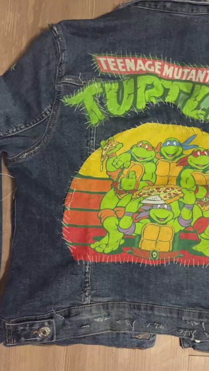 1OF1 NINJA TURTLE PATCHWORK JACKET  (SZ12)